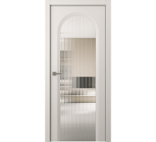 Дверь Belwooddoors Межкомнатная дверь Аргентум 1A со стеклом Эмаль жемчуг