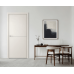 Дверь Belwooddoors Межкомнатная дверь Avesta 1H Молдинг Хром декоративные элементы Эмаль белый