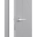 Дверь Belwooddoors Межкомнатная дверь Флекс 1 Молдинг Хром глухая Эмаль графит