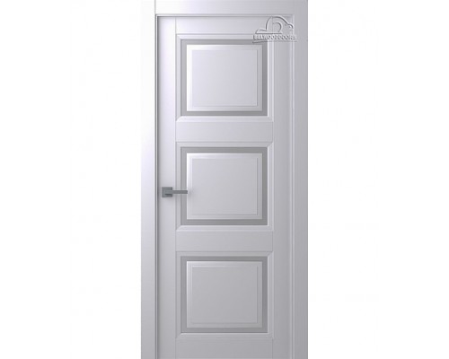 Дверь Belwooddoors Межкомнатная дверь Аурум 3 со стеклом Эмаль светло-серый