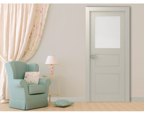 Дверь Belwooddoors Межкомнатная дверь Инари глухая Эмаль жемчуг