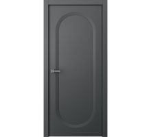 Дверь Belwooddoors Межкомнатная дверь Аргентум 1C глухая Эмаль графит