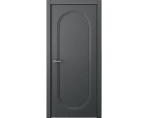 Дверь Belwooddoors Межкомнатная дверь Аргентум 1C глухая Эмаль графит