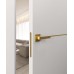 Дверь Belwooddoors Межкомнатная дверь Avesta 1H Молдинг Золото глухая Эмаль белый