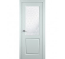 Дверь Belwooddoors Межкомнатная дверь Alta со стеклом Эмаль светло-серый