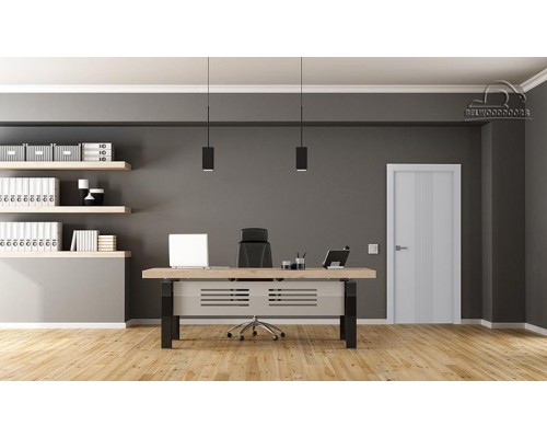 Дверь Belwooddoors Межкомнатная дверь Ивент 1 глухая Эмаль шёлк