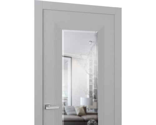 Дверь Belwooddoors Межкомнатная дверь Либра 1 с зеркалом Эмаль шёлк Дверь Belwooddoors Межкомнатная дверь Либра 1 с зеркалом Эмаль шёлк