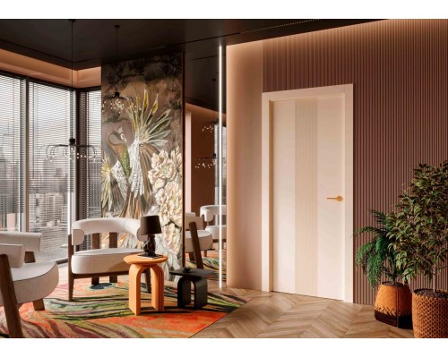 Дверь Belwooddoors Межкомнатная дверь Ивент 1 глухая Эмаль шёлк