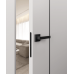 Дверь Belwooddoors Межкомнатная дверь Avesta 1V Молдинг Чёрный декоративные элементы Эмаль белый