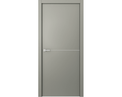 Дверь Belwooddoors Межкомнатная дверь Avesta 1H Молдинг Хром декоративные элементы Эмаль шёлк