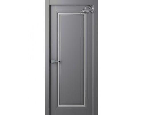 Дверь Belwooddoors Межкомнатная дверь Аурум 1 со стеклом Эмаль графит