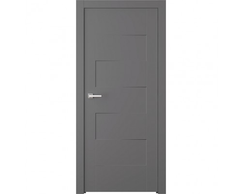 Дверь Belwooddoors Межкомнатная дверь Split глухая Эмаль графит