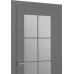 Дверь Belwooddoors Межкомнатная дверь Френч 8 со стеклом Эмаль графит