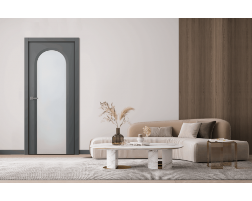 Дверь Belwooddoors Межкомнатная дверь Аргентум 1A со стеклом Эмаль шёлк Дверь Belwooddoors Межкомнатная дверь Аргентум 1A со стеклом Эмаль шёлк