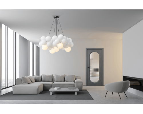 Дверь Belwooddoors Межкомнатная дверь Аргентум 1B со стеклом Эмаль светло-серый Дверь Belwooddoors Межкомнатная дверь Аргентум 1B со стеклом Эмаль светло-серый