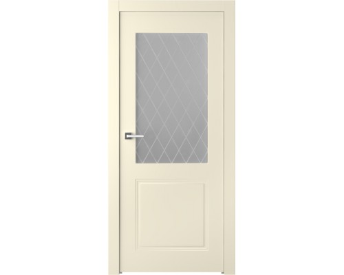 Дверь Belwooddoors Межкомнатная дверь Кремона 2 со стеклом Эмаль жемчуг Дверь Belwooddoors Межкомнатная дверь Кремона 2 со стеклом Эмаль жемчуг