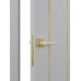 Дверь Belwooddoors Межкомнатная дверь Флекс 1 Молдинг Золото глухая Эмаль заказной