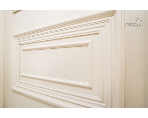 Дверь Belwooddoors Межкомнатная дверь Палаццо 3/1 с зеркалом Эмаль жемчуг