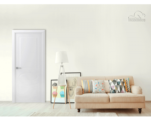 Дверь Belwooddoors Межкомнатная дверь Элина глухая Эмаль белый Дверь Belwooddoors Межкомнатная дверь Элина глухая Эмаль белый