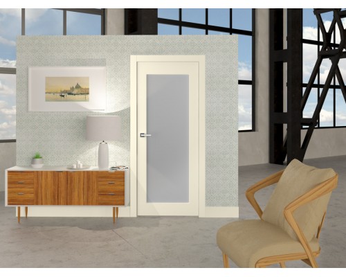 Дверь Belwooddoors Межкомнатная дверь Кремона 1 со стеклом Эмаль белый Дверь Belwooddoors Межкомнатная дверь Кремона 1 со стеклом Эмаль белый