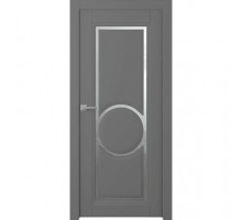 Дверь Belwooddoors Межкомнатная дверь Аурум 3R со стеклом Эмаль графит