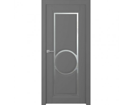 Дверь Belwooddoors Межкомнатная дверь Аурум 3R со стеклом Эмаль графит