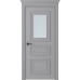 Дверь Belwooddoors Межкомнатная дверь Палаццо 3/1 с зеркалом Эмаль светло-серый