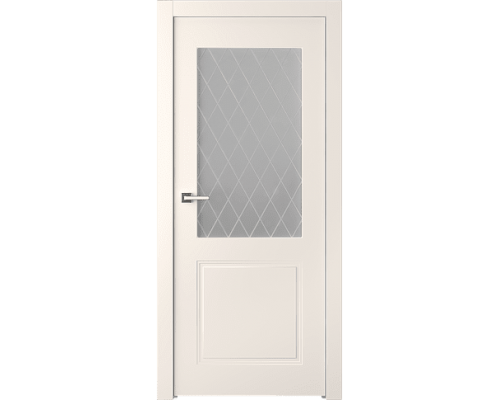Дверь Belwooddoors Межкомнатная дверь Кремона 2 со стеклом Эмаль жемчуг Дверь Belwooddoors Межкомнатная дверь Кремона 2 со стеклом Эмаль жемчуг