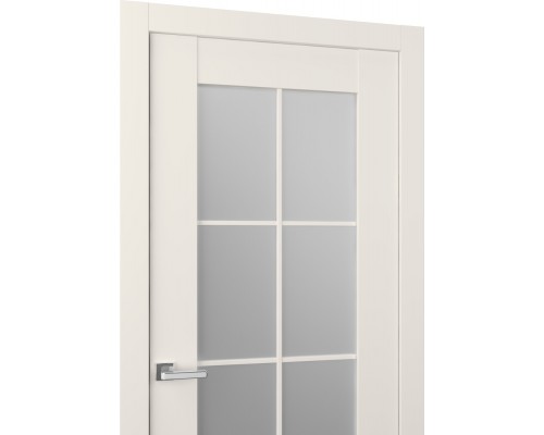 Дверь Belwooddoors Межкомнатная дверь Френч 8 со стеклом Эмаль графит