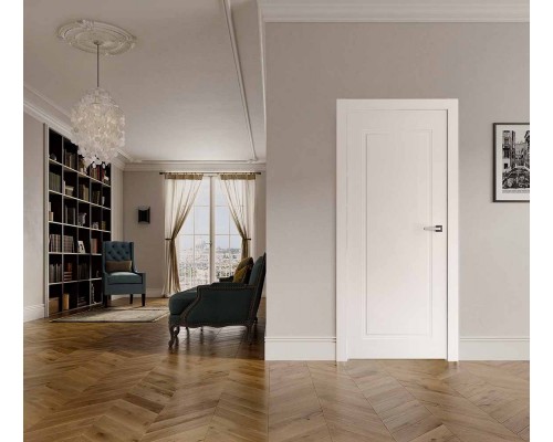 Дверь Belwooddoors Межкомнатная дверь Кремона 1 глухая Эмаль белый Дверь Belwooddoors Межкомнатная дверь Кремона 1 глухая Эмаль белый