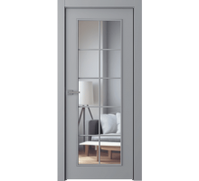 Дверь Belwooddoors Межкомнатная дверь Ламира 1 со стеклом Эмаль светло-серый