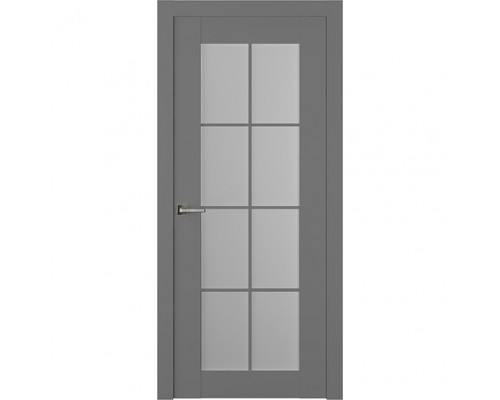 Дверь Belwooddoors Межкомнатная дверь Френч 8 со стеклом Эмаль графит