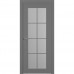 Дверь Belwooddoors Межкомнатная дверь Френч 8 со стеклом Эмаль графит