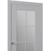 Дверь Belwooddoors Межкомнатная дверь Френч 8 со стеклом Эмаль графит