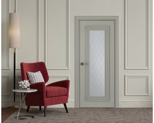 Дверь Belwooddoors Межкомнатная дверь Палаццо 1 со стеклом Эмаль жемчуг Дверь Belwooddoors Межкомнатная дверь Палаццо 1 со стеклом Эмаль жемчуг