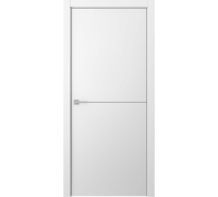 Дверь Belwooddoors Межкомнатная дверь Avesta 1H Молдинг Хром декоративные элементы Эмаль белый