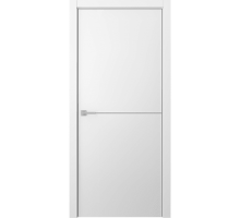 Дверь Belwooddoors Межкомнатная дверь Avesta 1H Молдинг Хром декоративные элементы Эмаль белый