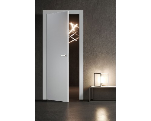 Дверь Belwooddoors Межкомнатная дверь Спейс с зеркалом Стекло Лакобель чёрный