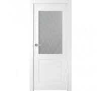 Дверь Belwooddoors Межкомнатная дверь Кремона 2 со стеклом Эмаль белый