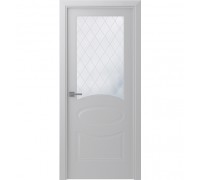 Дверь Belwooddoors Межкомнатная дверь Элина со стеклом Эмаль светло-серый