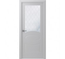 Дверь Belwooddoors Межкомнатная дверь Элина со стеклом Эмаль светло-серый