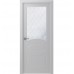 Дверь Belwooddoors Межкомнатная дверь Элина со стеклом Эмаль светло-серый