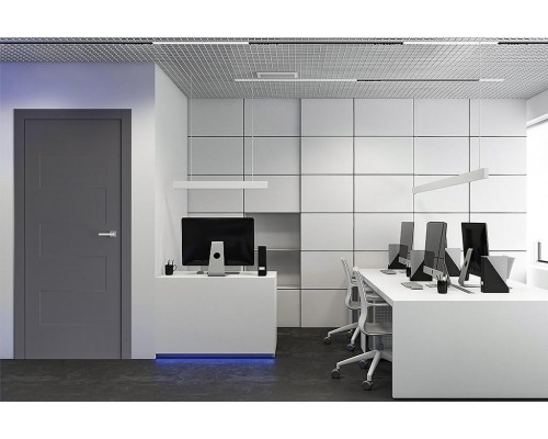 Дверь Belwooddoors Межкомнатная дверь Split глухая Эмаль белый