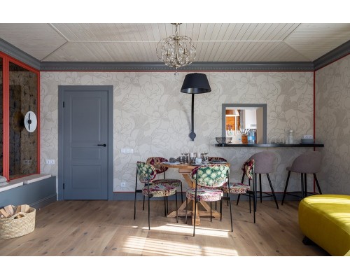 Дверь Belwooddoors Межкомнатная дверь Инари глухая Эмаль жемчуг