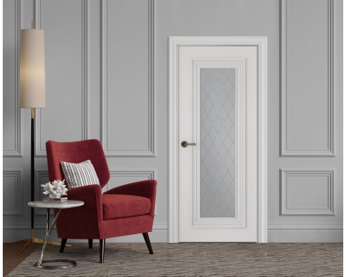 Дверь Belwooddoors Межкомнатная дверь Палаццо 1 со стеклом Эмаль жемчуг Дверь Belwooddoors Межкомнатная дверь Палаццо 1 со стеклом Эмаль жемчуг
