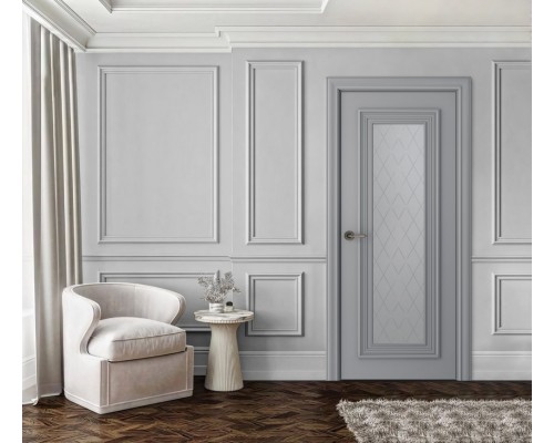 Дверь Belwooddoors Межкомнатная дверь Палаццо 1 со стеклом Эмаль жемчуг Дверь Belwooddoors Межкомнатная дверь Палаццо 1 со стеклом Эмаль жемчуг