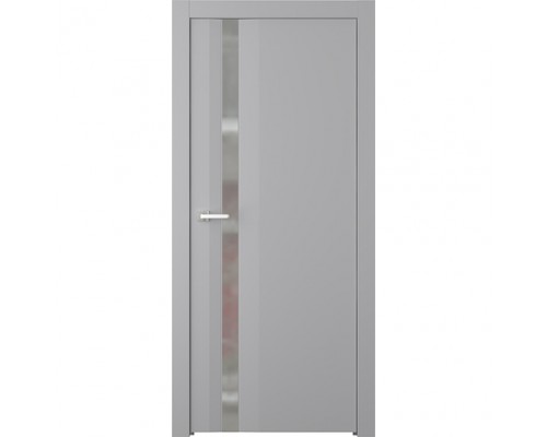 Дверь Belwooddoors Межкомнатная дверь Слайд с зеркалом Эмаль светло-серый