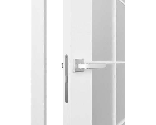 Дверь Belwooddoors Межкомнатная дверь Френч 8 со стеклом Эмаль графит