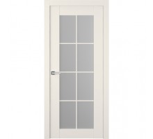 Дверь Belwooddoors Межкомнатная дверь Френч 8 со стеклом Эмаль жемчуг