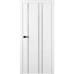 Дверь Belwooddoors Межкомнатная дверь Флекс 1 Молдинг Чёрный глухая Эмаль белый